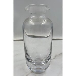 Vintage Orrefors Glass Cocktail Shaker Sweden 1970s Heavy No Stopper
